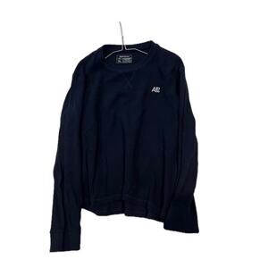 Aeropostale Men's Crewneck Sweatshirt - Navy Blue - Size XL